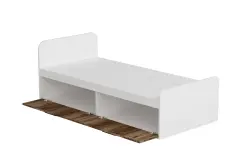 Newra Bir Nəfərlik Çarpayı - Cəviz/Ağ - Modev (1)