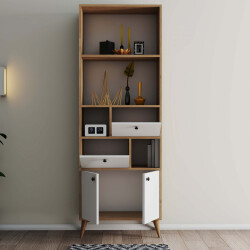 Ninova Kitab Rəfi - Meşə/Ağ - Modev (1)