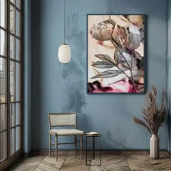 Oil Painting Flower Kətan Tablo TB2107 - 2