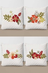 Old Flower 4'lü Yastıq Üzü979 - Markaev