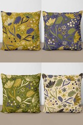 Old Flowers Set 4'lü Yastıq Üzü980 - Markaev