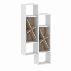 Orkide 2 Divar Rəfi - Ağ/Meşə - Decoroom Collection (1)