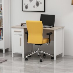 Ornas Çalışma Masası - Ağ/Meşə - Modev