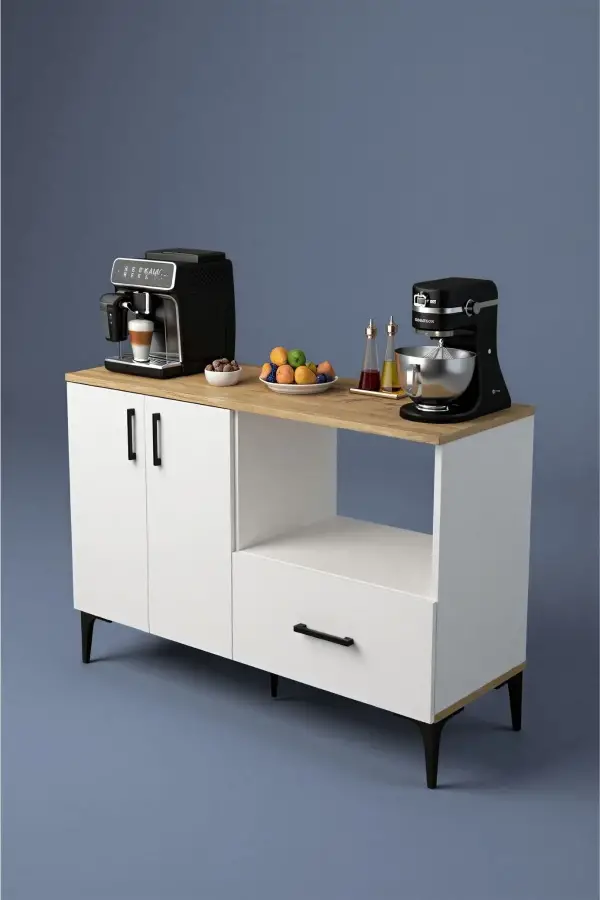 Palvin Çox Məqsədli Dolab - Ağ/Meşə - 8