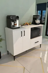 Palvin Çox Məqsədli Dolab - Ağ - 4