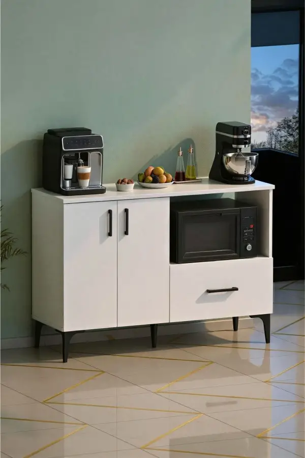 Palvin Çox Məqsədli Dolab - Ağ - 1