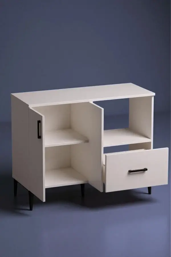 Palvin Çox Məqsədli Dolab - Ağ - 5