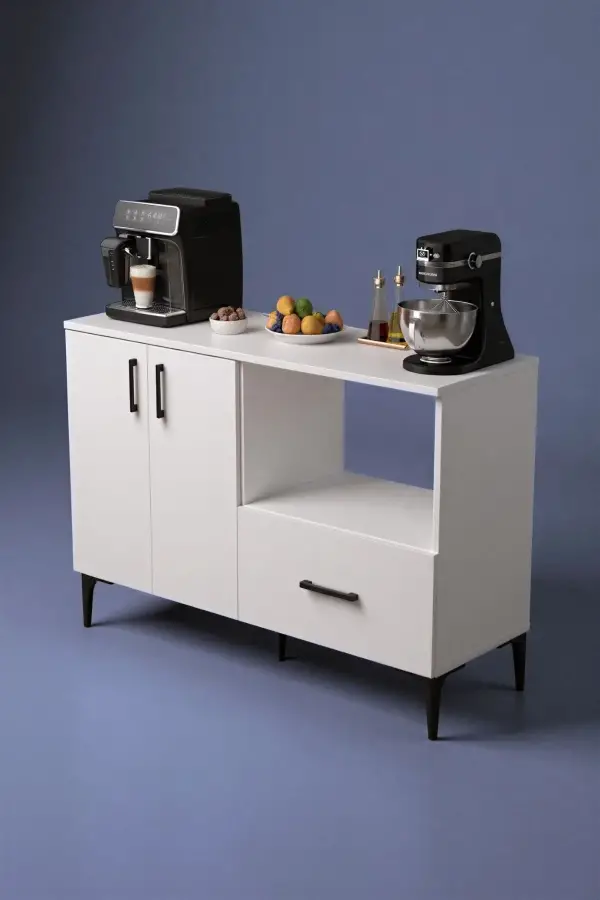 Palvin Çox Məqsədli Dolab - Ağ - 7