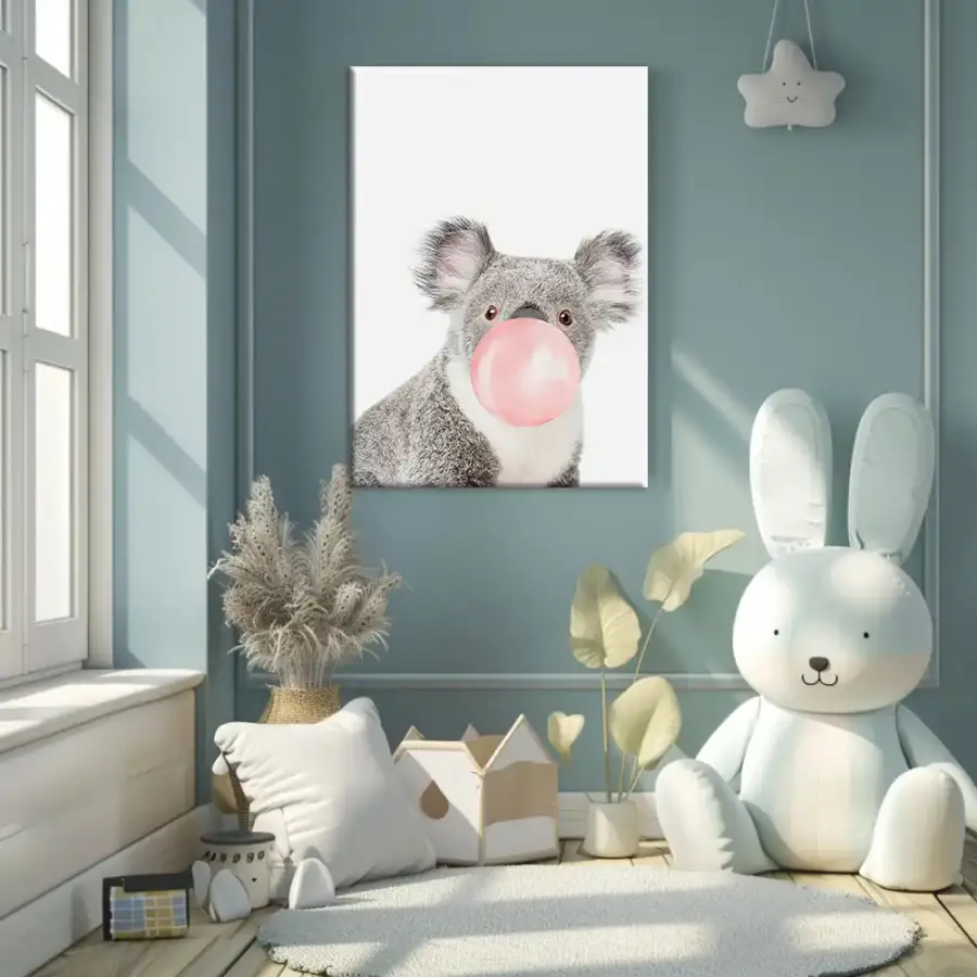 Panda Ballon Kətan Tablo TB1142 - 3