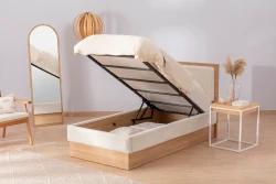 Pandi Bazalı Bir Nəfərlik Çarpayı 90x190cm - Meşə - Decoroom Collection (1)