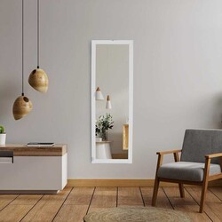 Paris El Yapımı Güzgü 120 cm * 36 cm - Beyaz - Bluecape