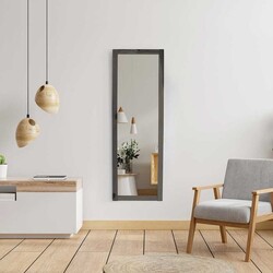 Paris El Yapımı Güzgü 120 cm * 36 cm - Gri - Bluecape