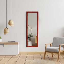 Paris El Yapımı Güzgü 120 cm * 36 cm - Kırmızı - Bluecape