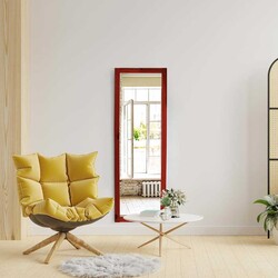 Paris El Yapımı Güzgü 120 cm * 36 cm - Kırmızı - Bluecape (1)