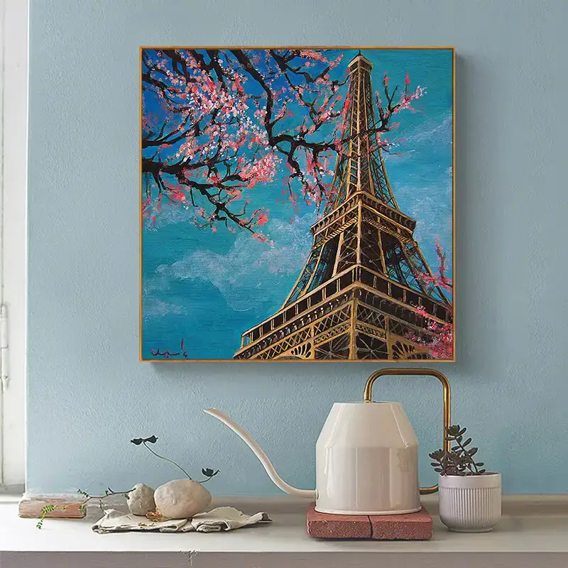 Paris Eyfel Qülləsi Kətan Tablo TB1511 - 1
