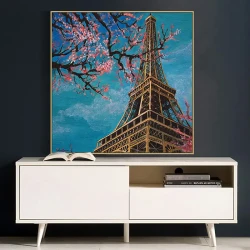 Paris Eyfel Qülləsi Kətan Tablo TB1511 - 2