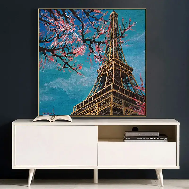Paris Eyfel Qülləsi Kətan Tablo TB1511 - 2