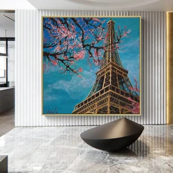 Paris Eyfel Qülləsi Kətan Tablo TB1511 - 3