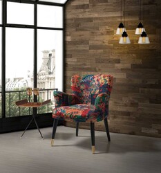 Patchwork Kreslo Çok Renkli - Vistaso Concept