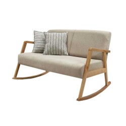 Pavia 2 Yerli Yellenen Berjer Kreslo - Qəhvəyi - Zemhome (1)