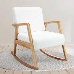 Pavia Yellenen Berjer Kreslo - Ağ - Zemhome