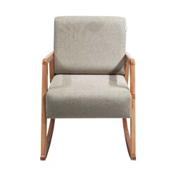 Pavia Yellenen Berjer Kreslo - Qəhvəyi - Zemhome (1)