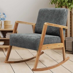 Pavia Yellenen Berjer Kreslo - Tünd Boz - Zemhome