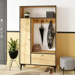 Pera Güzgülü Dəhliz Dolabı - Meşə - Decoroom Collection (1)