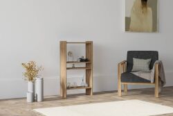 Pera Kitab Rəfi - Cəviz - Decoroom Collection