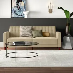 Perdue 3 Yerli Divan - Krem - Decore Mobilya (1)