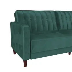 Perdue 3 Yerli Divan - Yaşıl - Decore Mobilya (1)