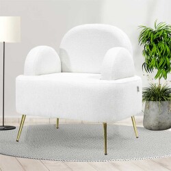 Petra Berjer Kreslo - Ağ - Zemhome