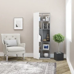 Pigeon Kitab Rəfi - Ağ/Antrasit - Decoroom Collection (1)