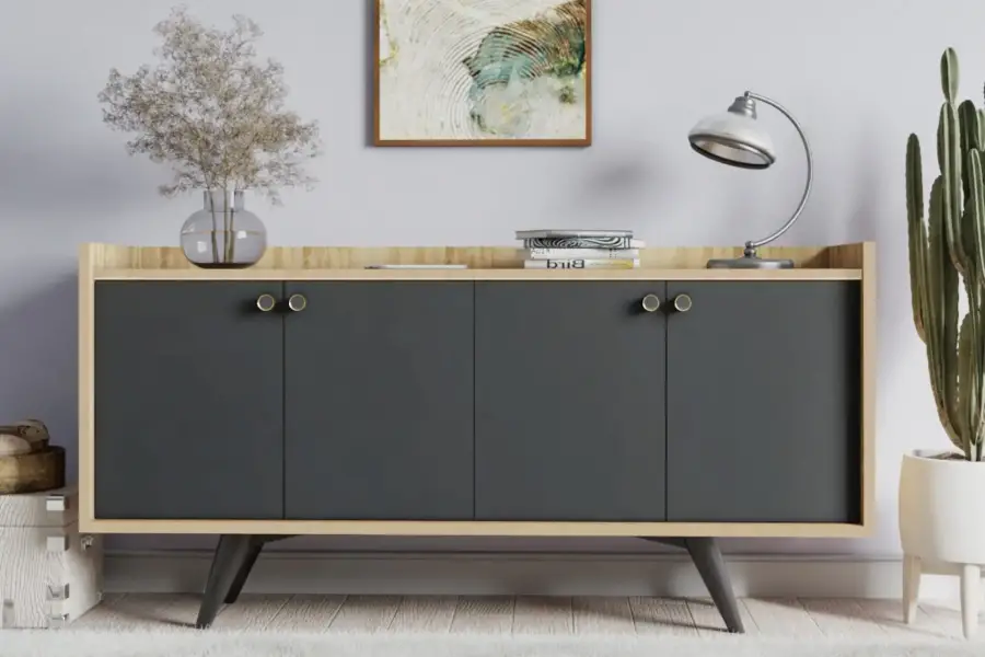 Piran Konsol, 4 Qapılı - Meşə/Antrasit - 1