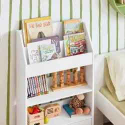 Plank Kitab Rəfi - Ağ - Modev (1)