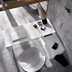 Plaza Çalışma Masası - Ağ - Decoroom Collection (1)