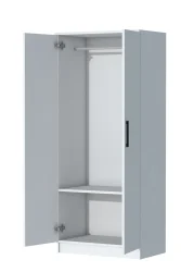 Point 2 Qapılı Geyim Dolabı - Ağ - 6