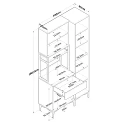 Pope Çox Məqsədli Dolab - Ağ - Ravilla (1)
