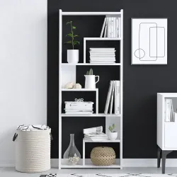 Prins Kitab Rəfi - Ağ - Decoroom Collection (1)