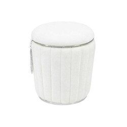 Martin Teddy Silver Sandıqlı Pufik - Ağ - Zemhome (1)