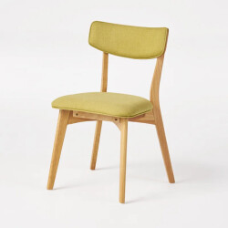 Putnam Stul Açıq Ceviz Ayaq - Xardal - Mobella (1)