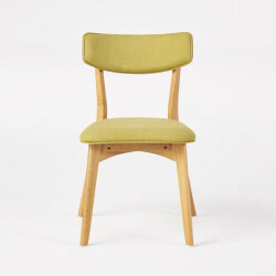 Putnam Stul Açıq Ceviz Ayaq - Xardal - Mobella