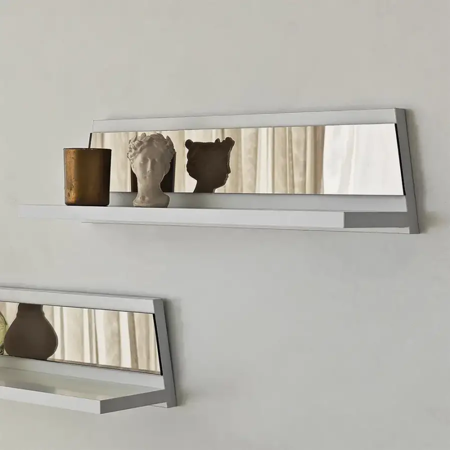 Queen Güzgülü Tv Stend 180cm - Ağ/Bronz Güzgü - 6