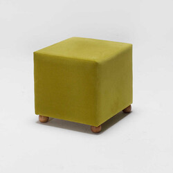 Ranma Ahşap Ayaqlı Pufik Hardal 510 - Evdebiz