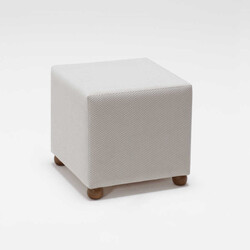 Ranma Ahşap Ayaqlı Pufik Krem 501 - Evdebiz