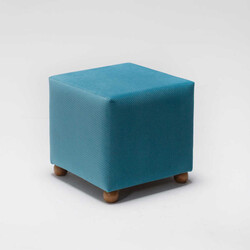 Ranma Ahşap Ayaqlı Pufik Mavi 509 - Evdebiz