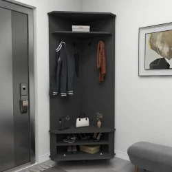 Reina Dəhliz Dolabı - Antrasit - Decoroom Collection (1)