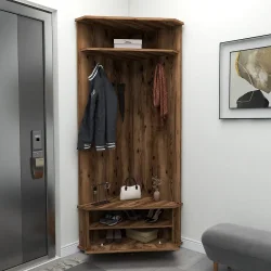 Reina Dəhliz Dolabı - Cəviz - Decoroom Collection (1)