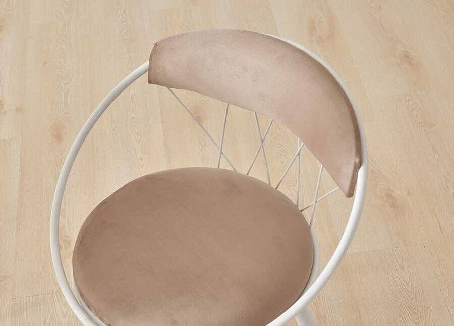 Relax Mdf Masa Stol Stul Dəsti Beyaz - 5