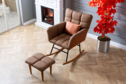 Relax Sallanır Kreslo - Kahve - Eymense